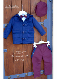 Χειμερινά βαπτιστικά ρούχα Piccolino BERNARD-22 GRENA PAX2309